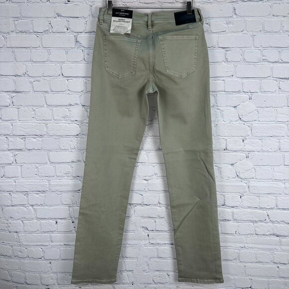 Liverpool LA Mens Regent Relaxed Straight Color Denim Jean Size W30 x L34, Stone - Picture 6 of 13